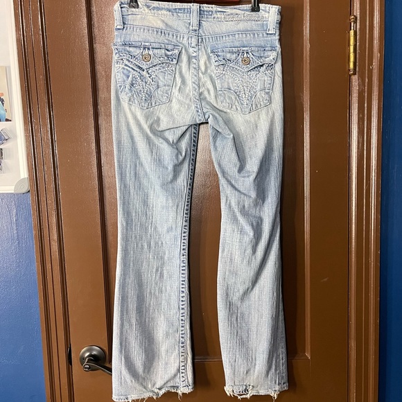 Big Star Denim - Big Star Ladies Distressed Bootcut Jeans Size 29